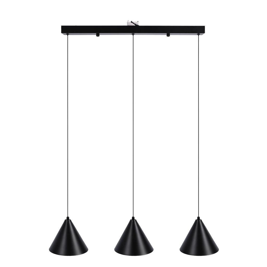 3 Light Pendant Lamp Innovative Nordic Style Iron 3 Colors Temperature Hanging Pendant Lighting for