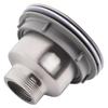 Single Tank Drain Sink Strainer Head S Bend Storage Water Stainless Steel Uninstall 45cm Drain Kit Kitchen Sink