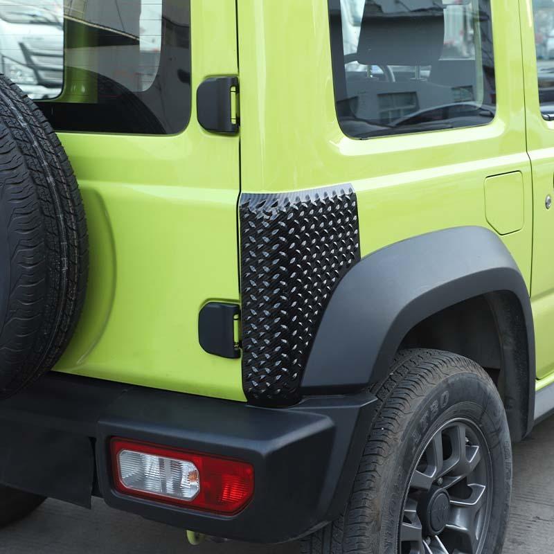 Car Front Rear Fender Side Guard Angle Decoration Anti-scratch Cover Trim for Suzuki Jimny 2019-2023 Carbon Fiber Priend Car Accessories