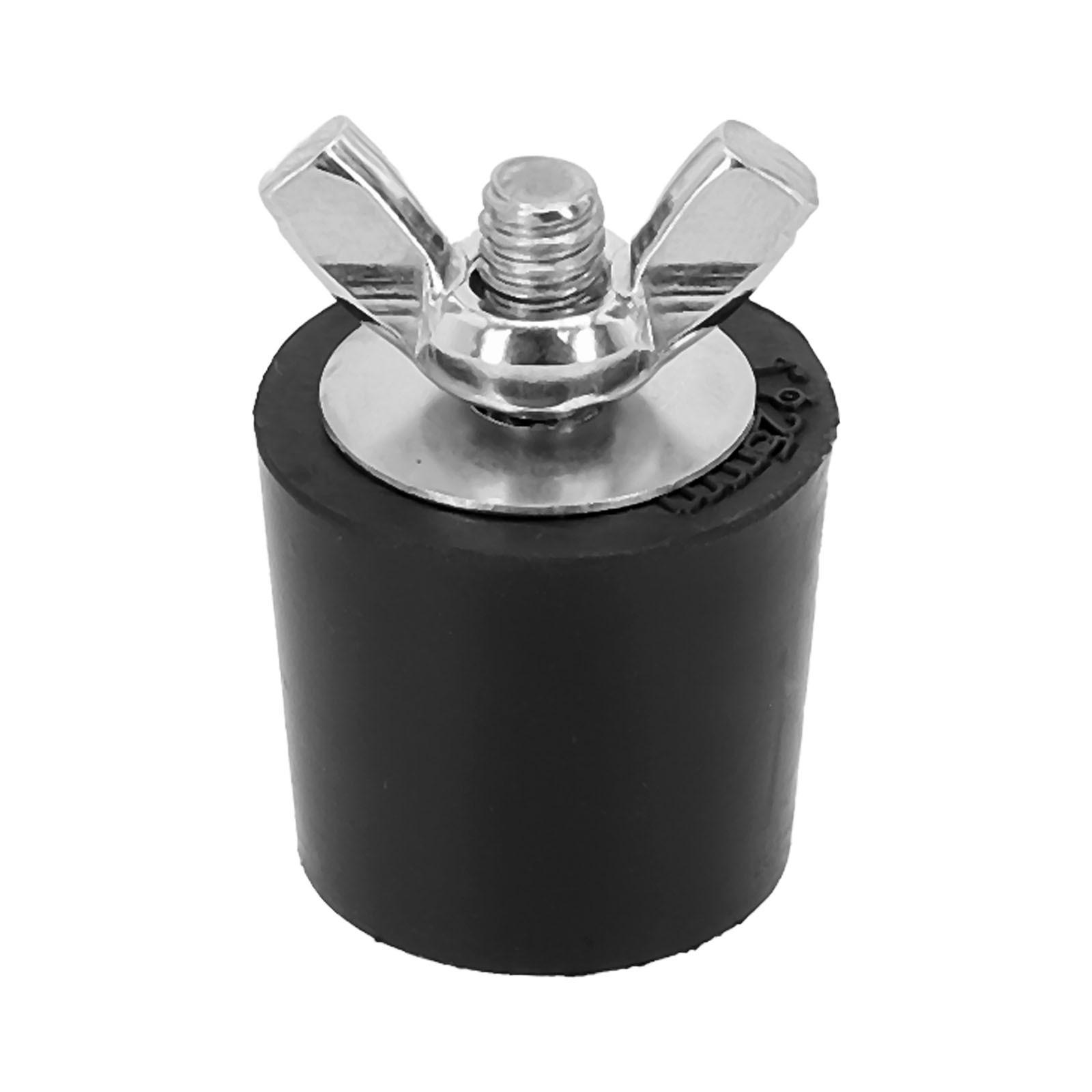 

Adequate Size Options Available for Pool Rubber Drain in Black Color 25mm