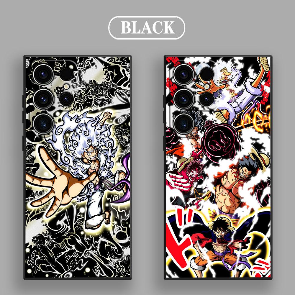 One Luffy Pieces Yamato Cartoon Phone Case For Samsung Galaxy S25 S24 S23 S20 S21 FE S26 S22 Ultra 5G S26 Plus S25FE Soft Cover