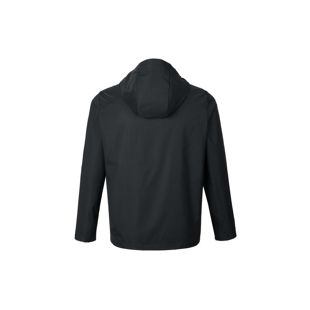 Anta Chaqueta cortavientos versátil con capucha y cremallera de color liso para hombre Chaquetas 952537607-6