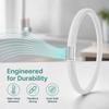 White Silicone Sealing Ring Replacement Cooker Sealing Ring  Pressure Cooker Use