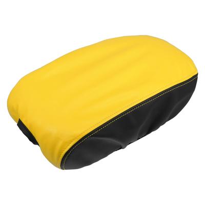 ABSOPRO Car Center Console Waterproof Armrest Seat Box Cover Protector for Dodge Charger Pad, 2015-2022, Black/Yellow