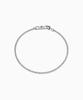 Valik [925 Silver] No.91 Green Tag Tennis Bracelet
