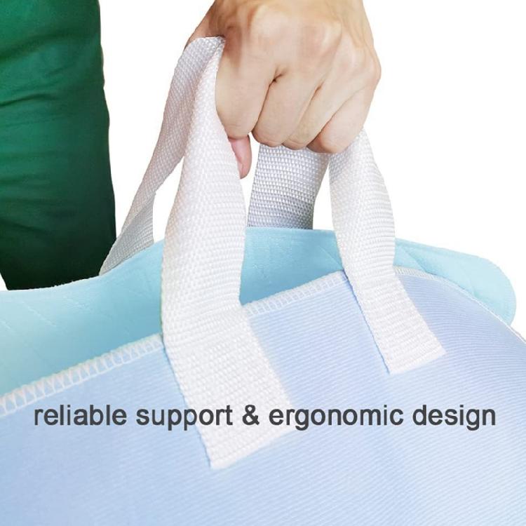 Positioning Bed Pad with Handles Quick-Drying Washable Waterproof for Lifting, Turning Elderly and Incontinence Patients