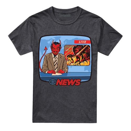 Steven Rhodes Unisex Adult Breaking News T-Shirt