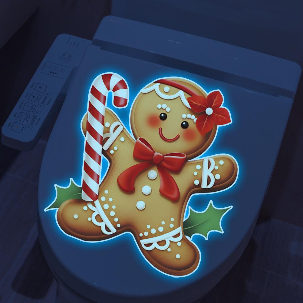 

Holiday Parties Christmas Toilet Decal Bathroom Decoration Festive Home Decor Removable Wall Sticker For Bathroom Decoration China Mainland