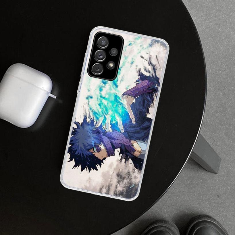 MHA Dabi Bnha Phone Case Cover for Samsung Galaxy A12 A22 A32 A52 A72 A02S A51 A50S A31 A20S A10S Note 20 Ultra 10 Plus Galaxy A
