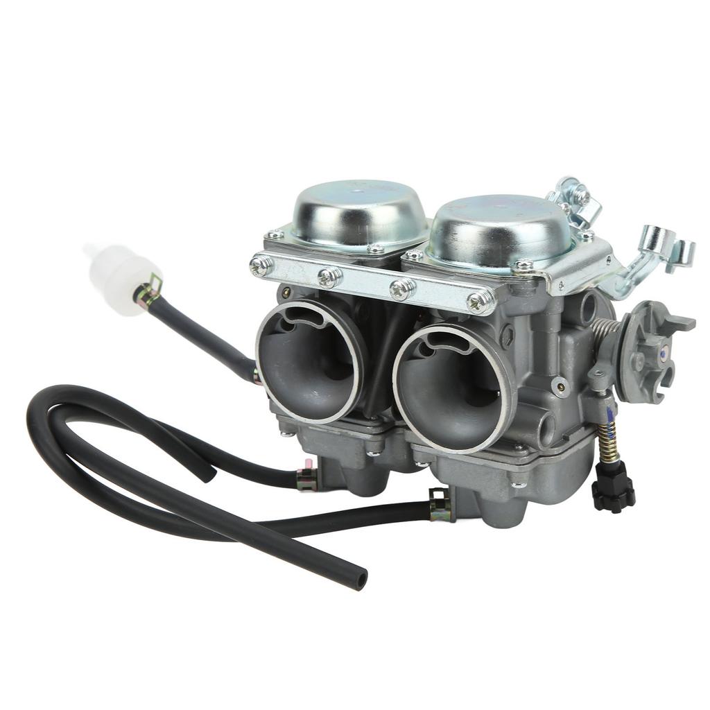 Motorcycle Twin Cylinder Carburetor 26mm Intake ID Replacement for CBT 125 250 Engine