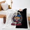 2D Digital Print Cover Blanket Animal Tiger Wolf Leopard Thickened Lamb Wool Crystal Plush Blanket