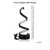 Modern USB-Powered Adjustable Spiral LED Desk Lamp