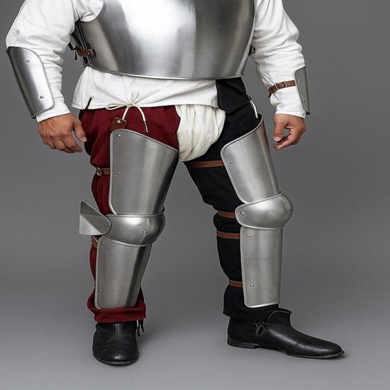 Medieval Soldier Full Body Armor Suit  Combat-Ready Steel Cuirass, Pauldrons, Greaves  Gauntlets  Cosplay Armor For Halloween Gift