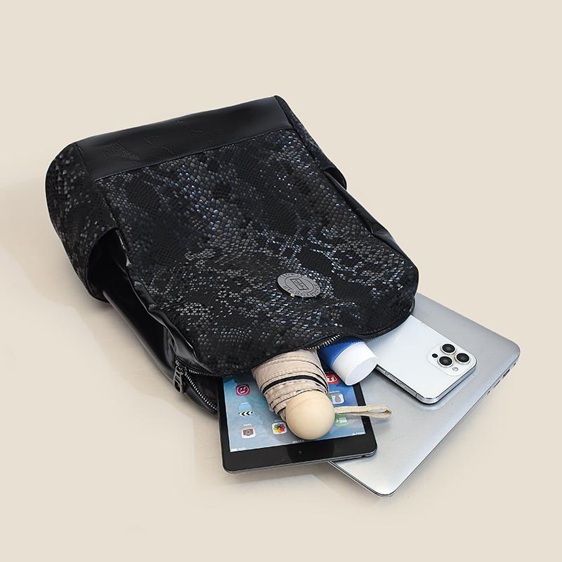 Zaino PU da donna Borsa da viaggio a grande capacità Zaino da pendolare