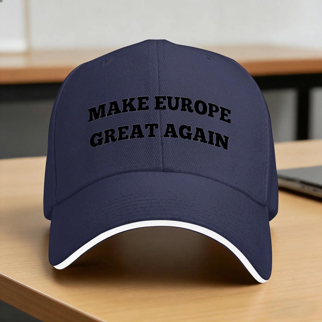 Gorra de Béisbol Make Europe Great Again para Mujer Unisex con Estampado Gorra Trucker Verano Casual Exterior Gimnasio Visera Gorras de Béisbol