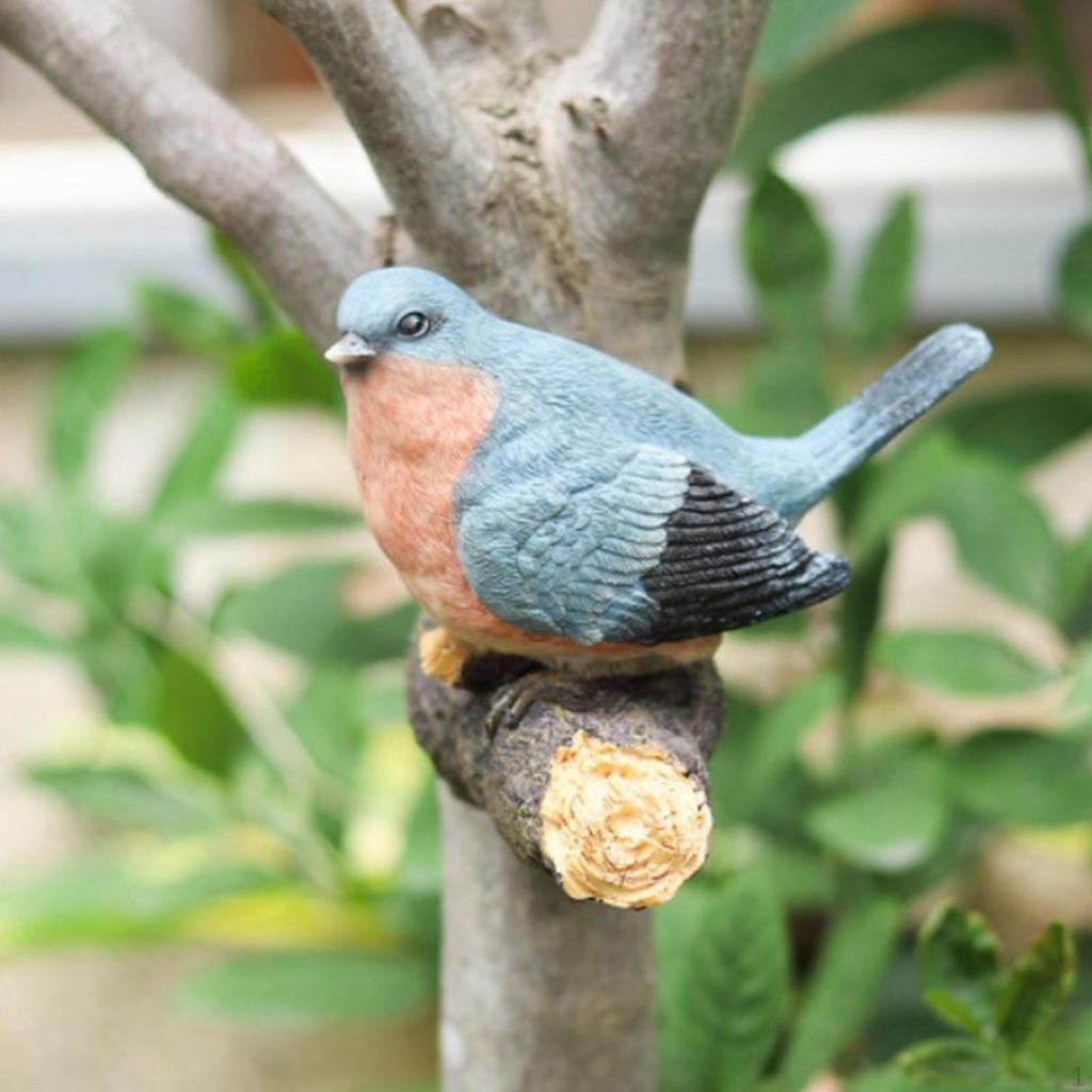 Figure Artificial Birds Garden Figurine Small Ration Animal Toys for