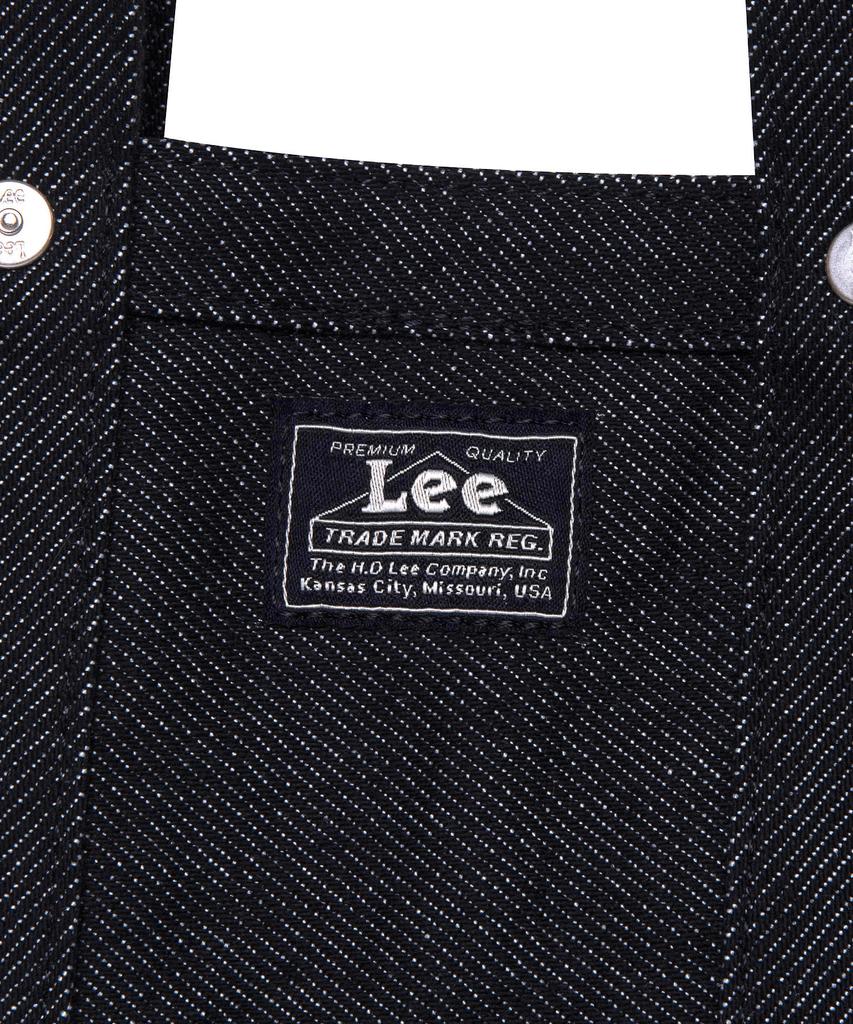Lee Cotton Mini Square Two-Way Bag Black