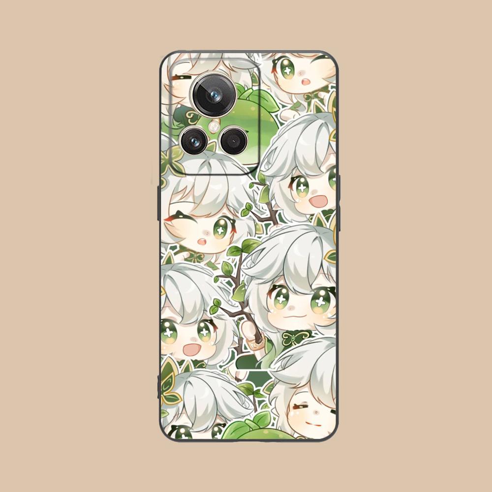 Game GI Nahida Matte TPU Mobile Phone Case for Realme GT 8 Neo Pro C75 73 71 C67 65 C55 53 C35 31 C20 15 Colorful Cover