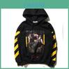 Off White Co Virgil Abloh Pyrex Vision Kabát Religion Dlouhý rukáv Unisex Mikina