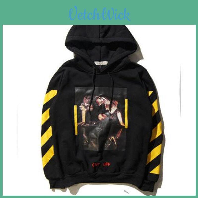 Off White Co Virgil Abloh Pyrex Vision Coat Religion Long Sleeve Unisex Hoodie