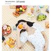 Waterproof Thickened Foldable Picnic Mat with Hand Warmer - Portable Outdoor Camping Equipment