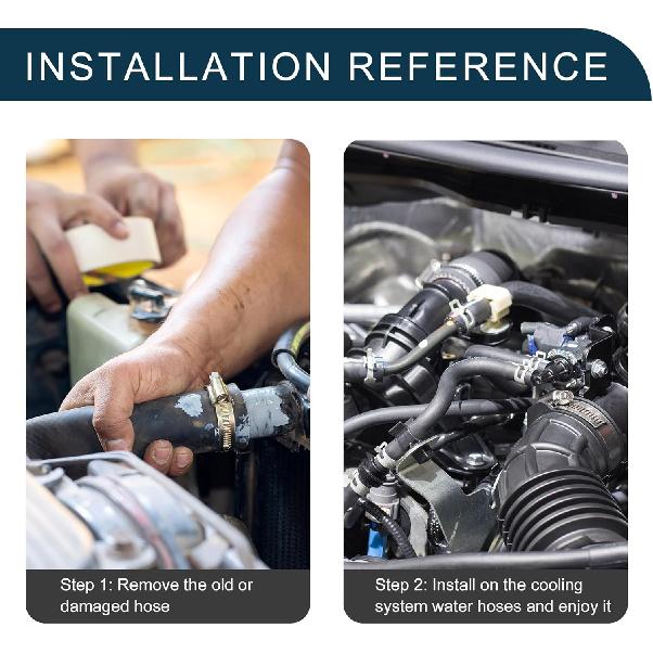 Durite de radiateur pour BMW X5 Haute étanchéité N°11537500752 | Durite d'eau de réservoir moteur Noir 1 pièce