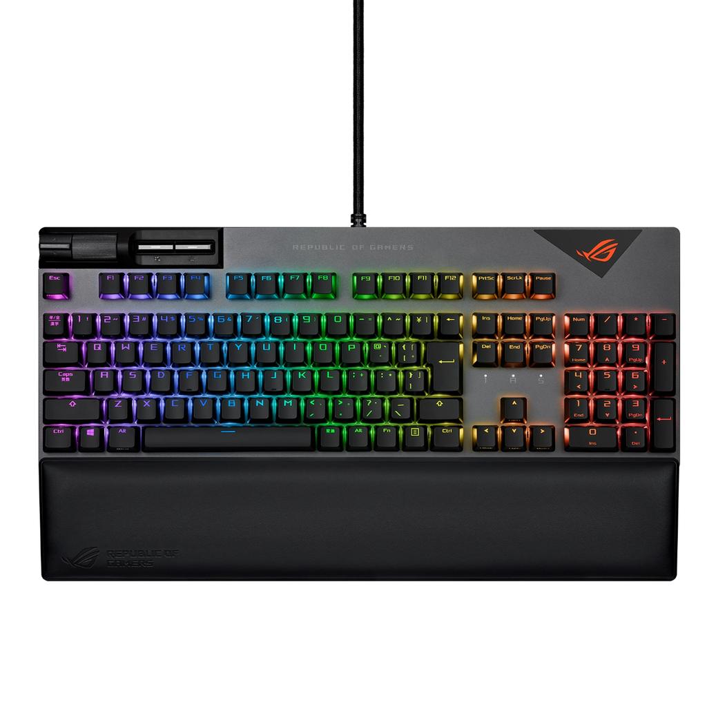 Asus Gaming-Tastatur ROG Strix Flare II Mechanical Japanisches Layout ROG NX Mechanical Switch 8000Hz Polling Rate Final Fantasy XIV Empfohlene Tastatur