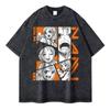 2026 Roronoa Zoro T-shirt Vintage Lavata Anime One Piece T-shirt Streetwear Oversize L-Luffy Manga Top Magliette Cotone