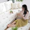 Four Seasons Universal Double-sided Cotton Sofa Cushion Cover Cloth Pure Cotton Fabric Non-slip Cover Wooden Seat Cushion