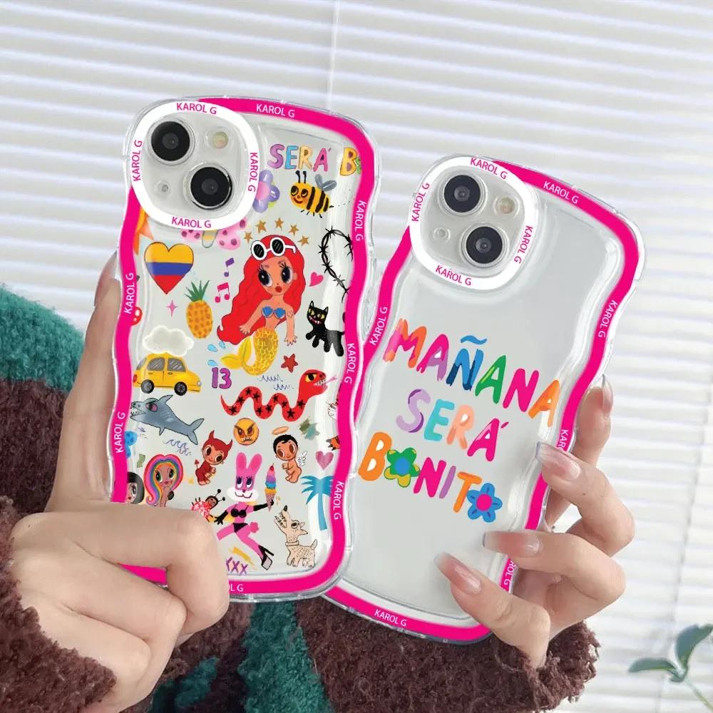 Karol G Manana Sera Bonito Handyhülle Für IPhone 15 13 12 12 14 Pro XS MAX Mini X XR SE2 7 Plus Weiches Silikon Transparente Hülle