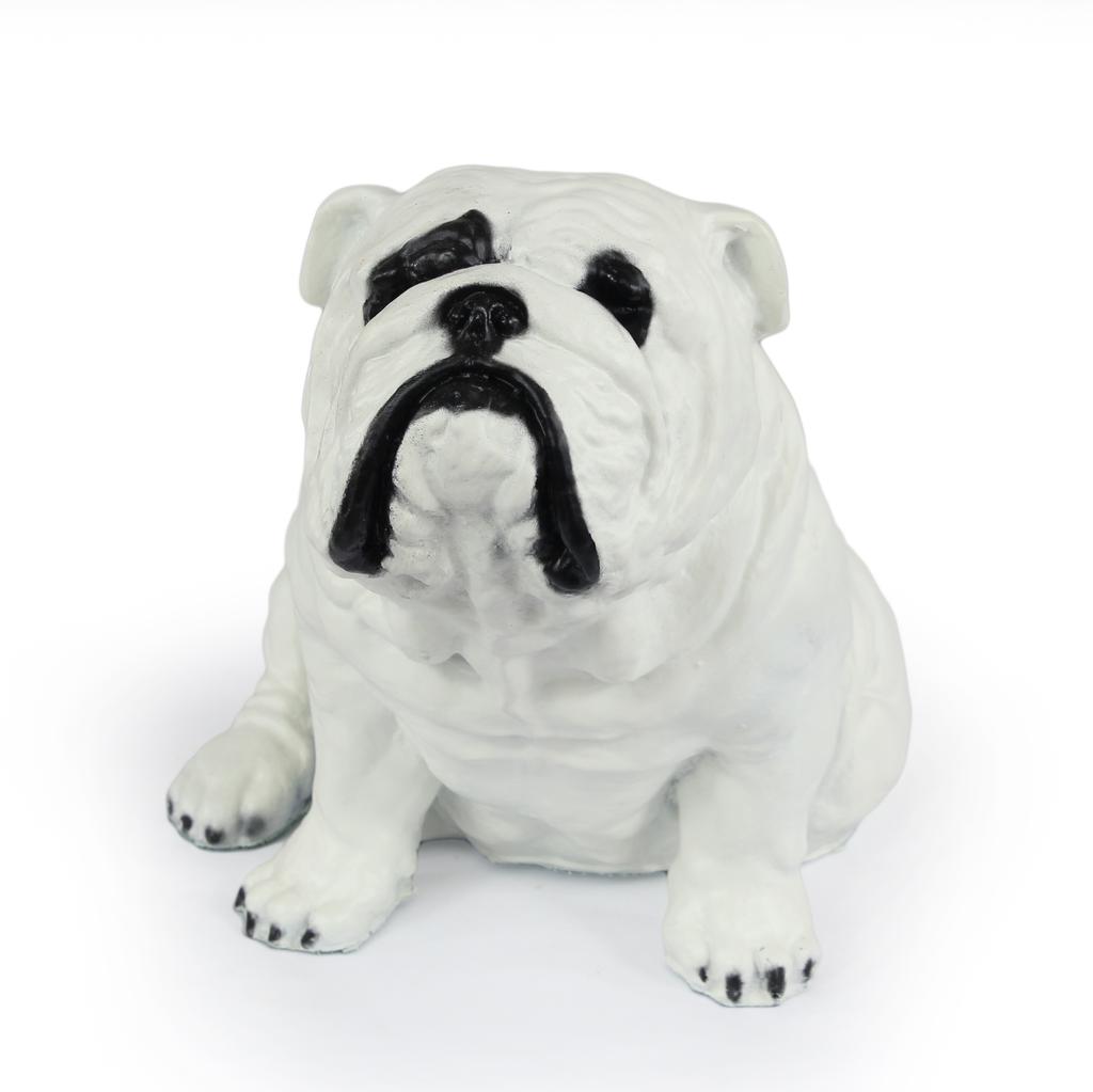 Bulldog, English Bulldog, British Bulldog II - Dog Statue, Sitting Dog for Desk, Decoration for the Living Room of a Dog Lover by Art-Dog