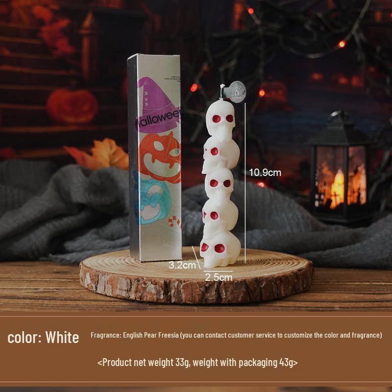 Halloween Aromatherapy Candles: Fragrant Decorative Gifts with Handmade Long Rod Shape