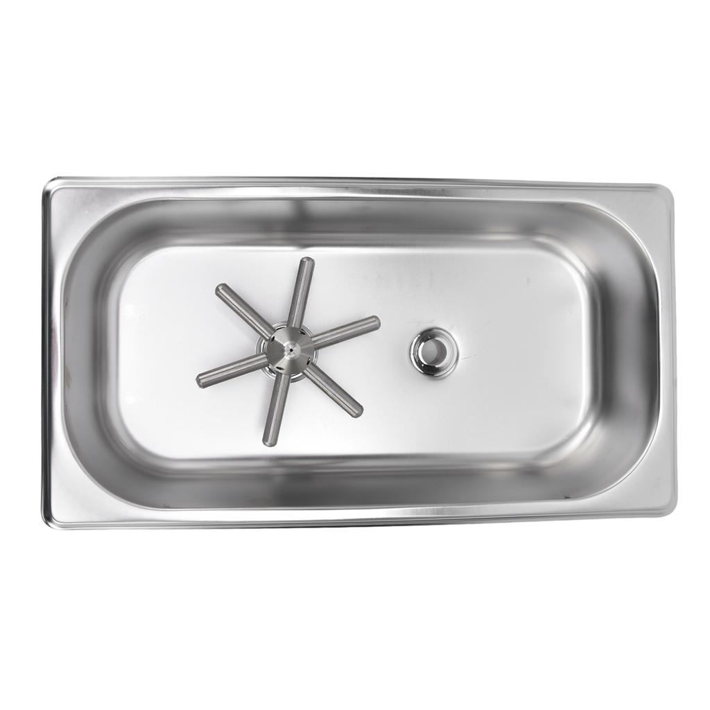 Płukanka do szkła ze stali nierdzewnej Bar podkładka pod kubek szklany automatyczny obrót środek do czyszczenia kubków do kawiarni