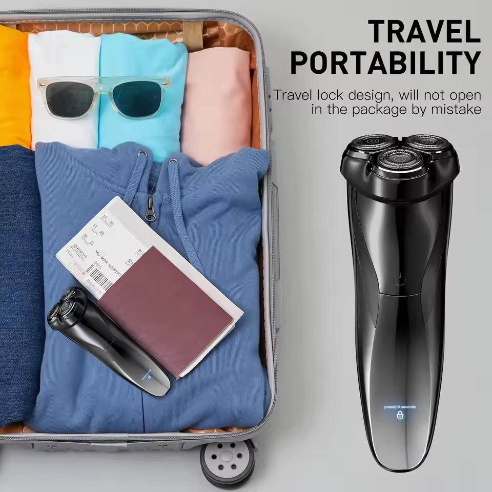 Xiaomi ENCHEN Golarka Elektryczna 3D Blackstone 3 Wodoodporna Maszynka do Golenia Do Użytku Na Mokro i Na Sucho Podwójnego Zastosowania Twarz Broda Bateria Wyświetlacz Cyfrowy Dla Mężczyzn