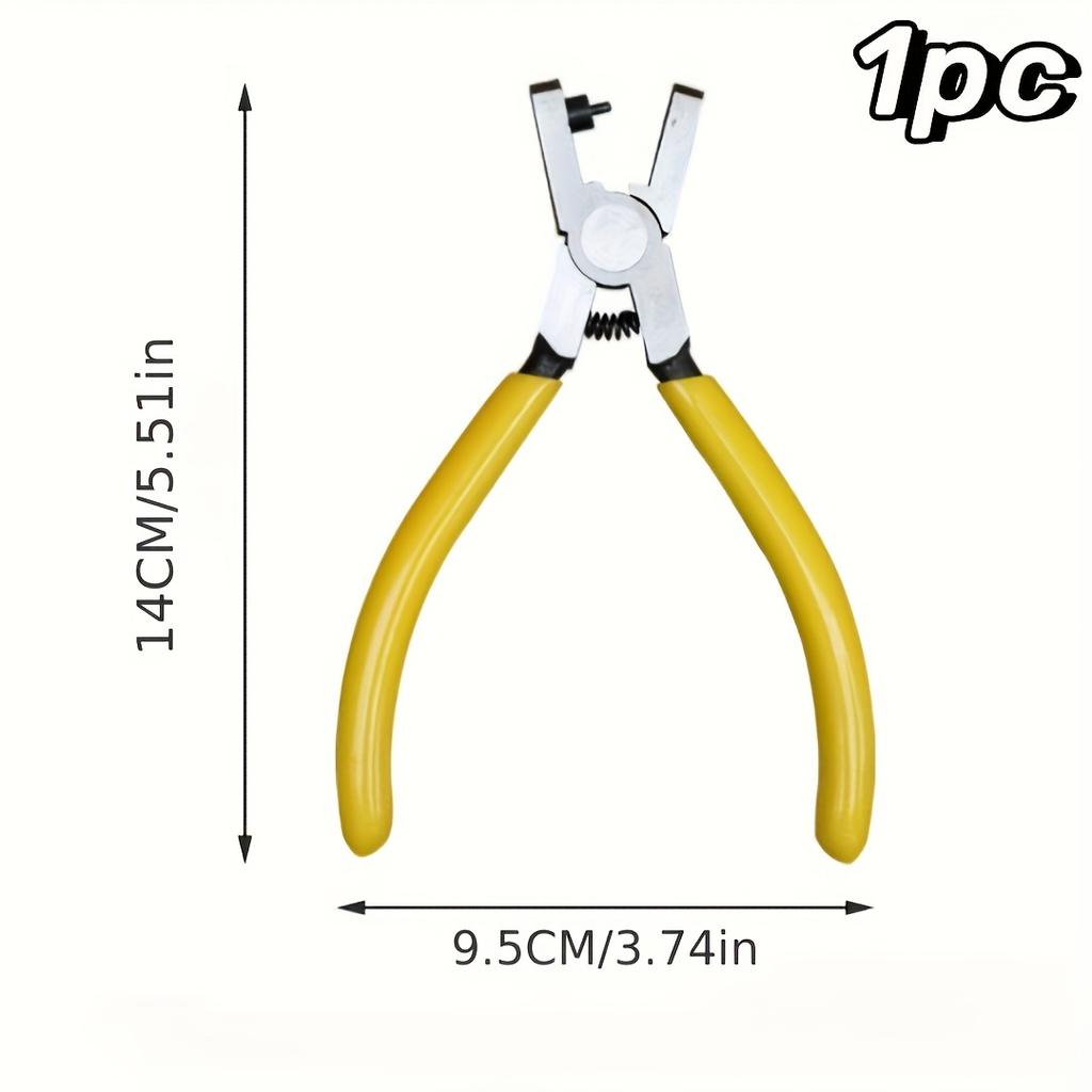 Tungsten Steel Leather Hole Punch Pliers 2.0mm Universal Hand Strap Punch Tool