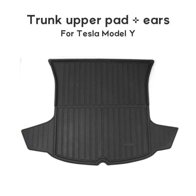 

Tesla Model Y TPE Автомобильный напольный коврик в багажник Передний запасной коврик Аксессуары для модификации