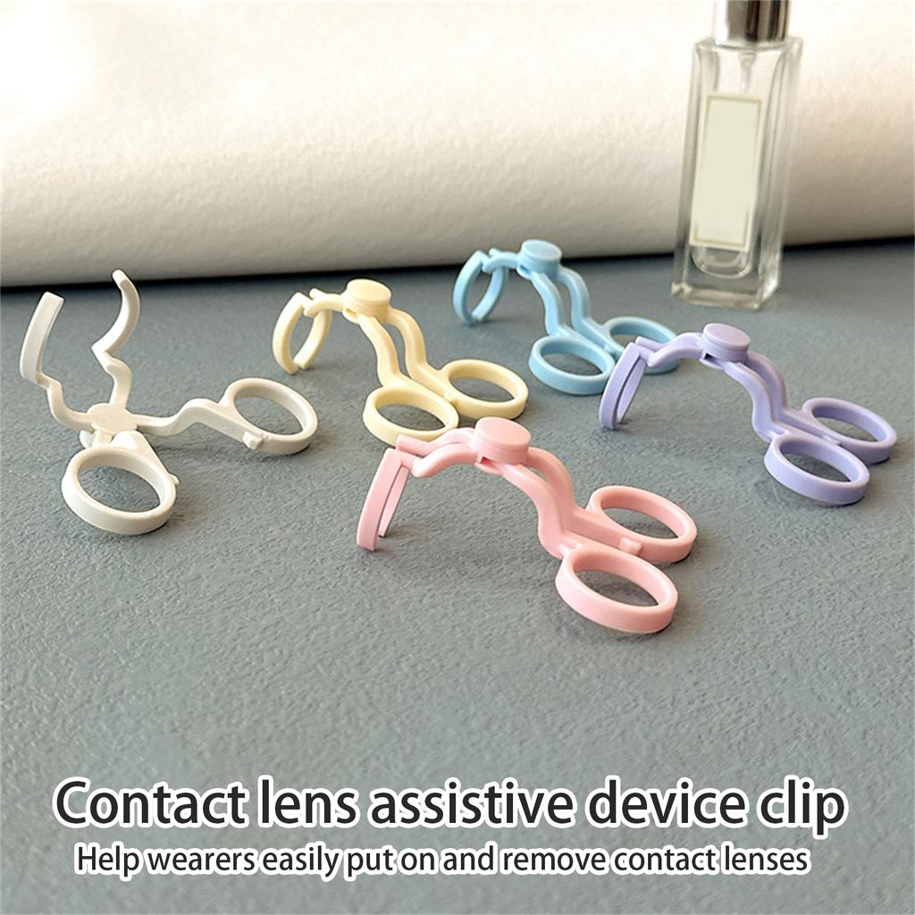 Practical Contact Lens Applicator Tool For Easy Wear And Removal Compact With Adjustable Clip for Beginner Daily Use