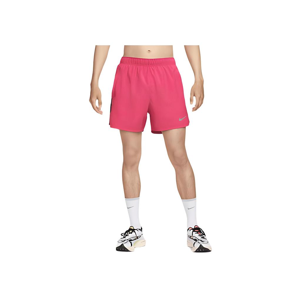 Nike Challenger Dri Fit Elastic Solid Color Three-Quarter Casual Shorts Men shorts Purple Black DV9364-629