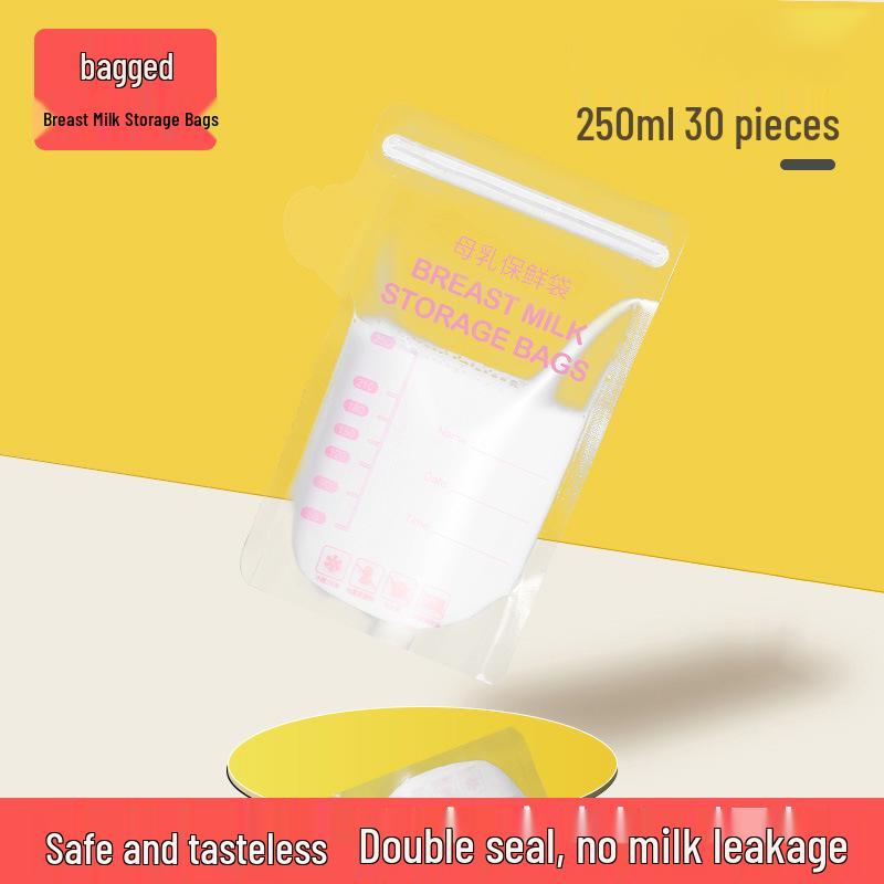 Tazelik İçin Kompakt Tek Kullanımlık Anne Sütü Saklama Poşetleri