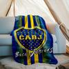 1pz Coperta Morbida in Flanella Stampata Boca Football Club per Camera da Letto Adulto Soggiorno Divano Campeggio Viaggio Regali per Fan Regali di Natale