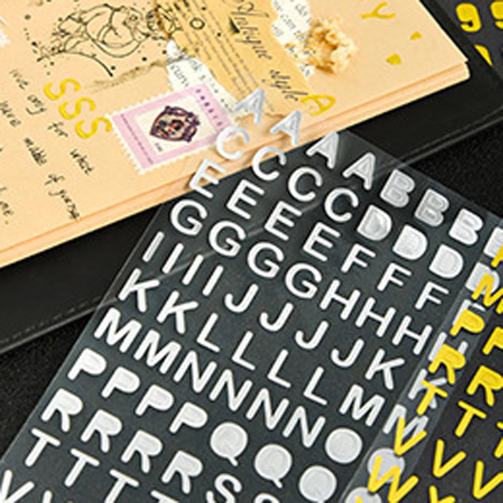 Stationery Notebook Planner Album DIY Number Sticker Hand Book Decoration Tools Alphabet Stickers