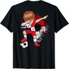 Dabbing Soccer Boy - Panama Jersey Panamanian Football Lover T-Shirt