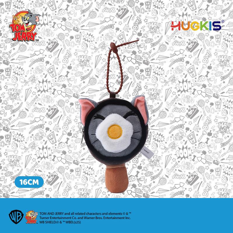 Tom and Jerry Cat & Mouse Plush Toys: Keychain Charms & Pendant Gift for Kids