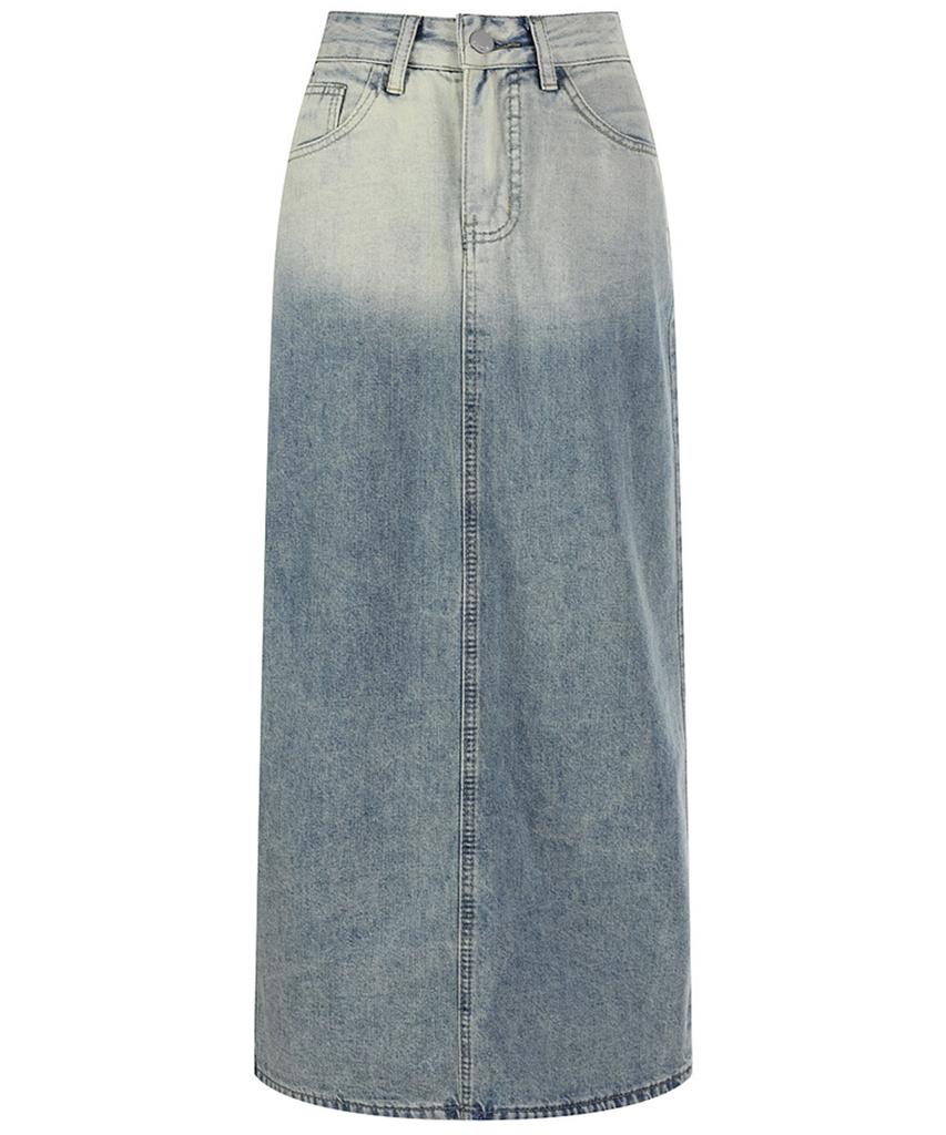 VANAKE Gradient Denim Skirt_Vb45Dkug02Z