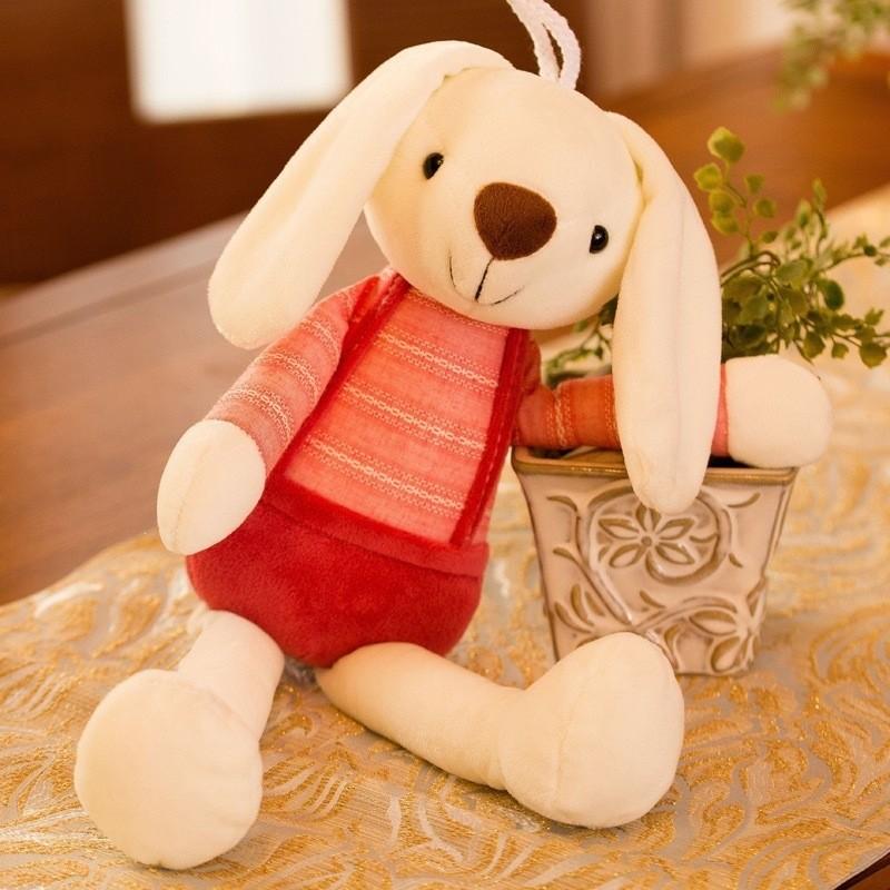 Plush Bunny Toy For Girls Kids Sleep Decor With Super Soft Crystal Plush For Birthday Gift