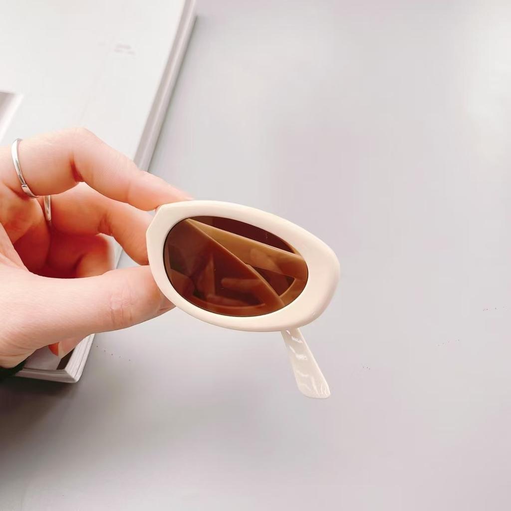 Oval Shape Cool Sunglasses Foldable Uv400 Protection Summer Women Sun Glasses Travelling Hiking Fashion Sunglass