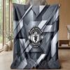 Manchester United Theme Blanket Soft Flannel Blanket Plush Throw Blanket Cozy Sofa Bed Blanket for Home Decor
