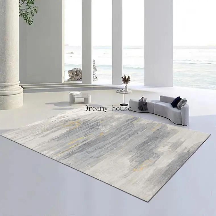 Moderne abstrakte Teppiche für Wohnzimmer 200x300 Leichter Luxus Heimdekoration Schlafzimmerdekor Fußmatte Waschbare Großflächenteppiche