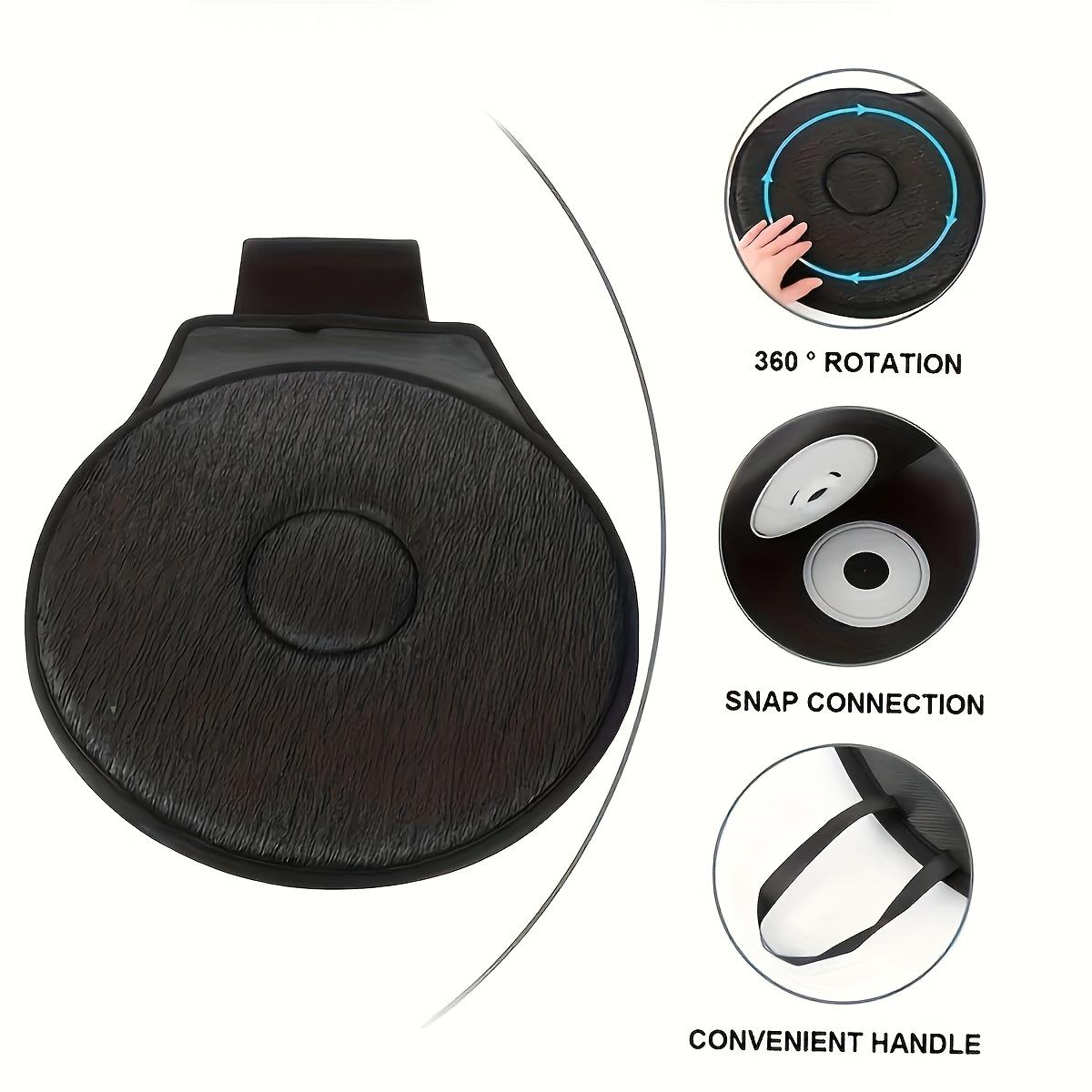 1pc360-Degree Rotating Seat Cushion Sponge Filled Rotating Seat Cushion Suitable for The Elderly Pregnant WomenPregnant Women Non-Slip 1pc black cushion 1765₽