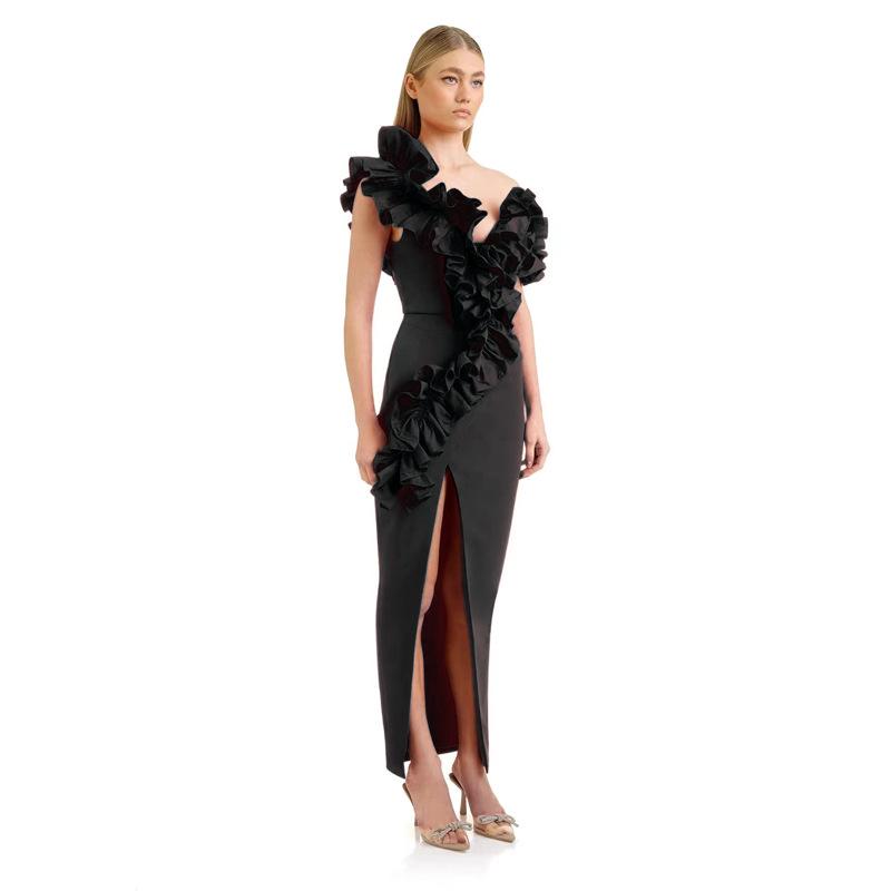 Annual Meeting Festive Bandage Evening Dress